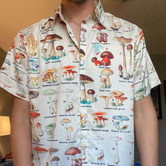 Mushroom buttondown shirt - Picture 1 of 5